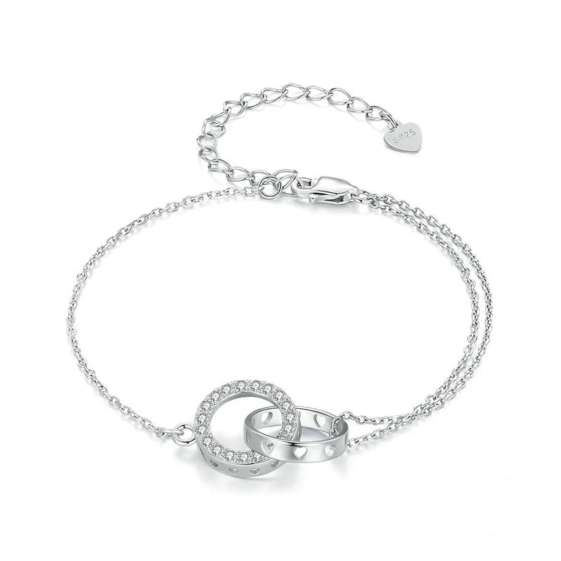 Pulseira em Prata 925 com Zircônia