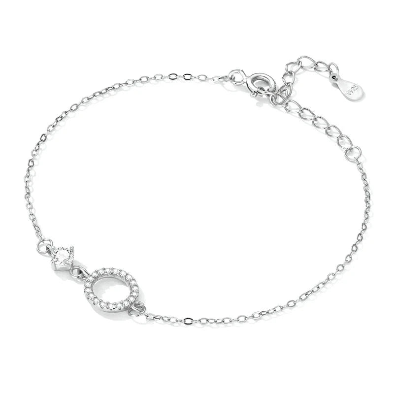 Pulseira em Prata 925 com Zircônia