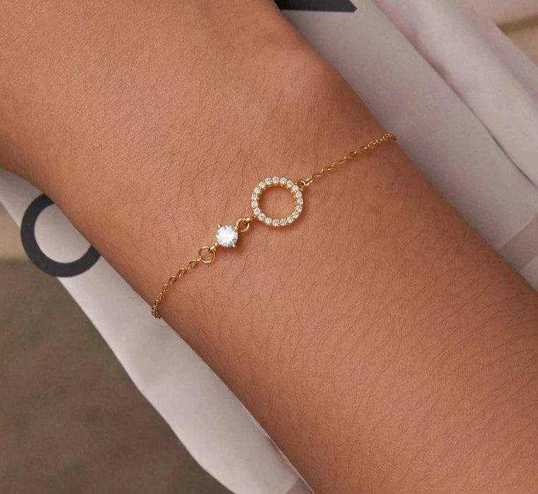 Pulseira em Prata 925 com Zircônia