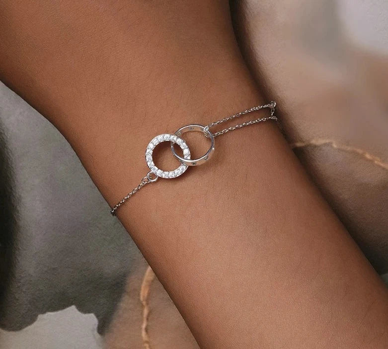 Pulseira em Prata 925 com Zircônia